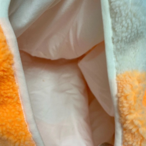 Free People Movement Hit the Slopes Printed Pullover; Orange and White Combo; XS - Picture 8 of 11